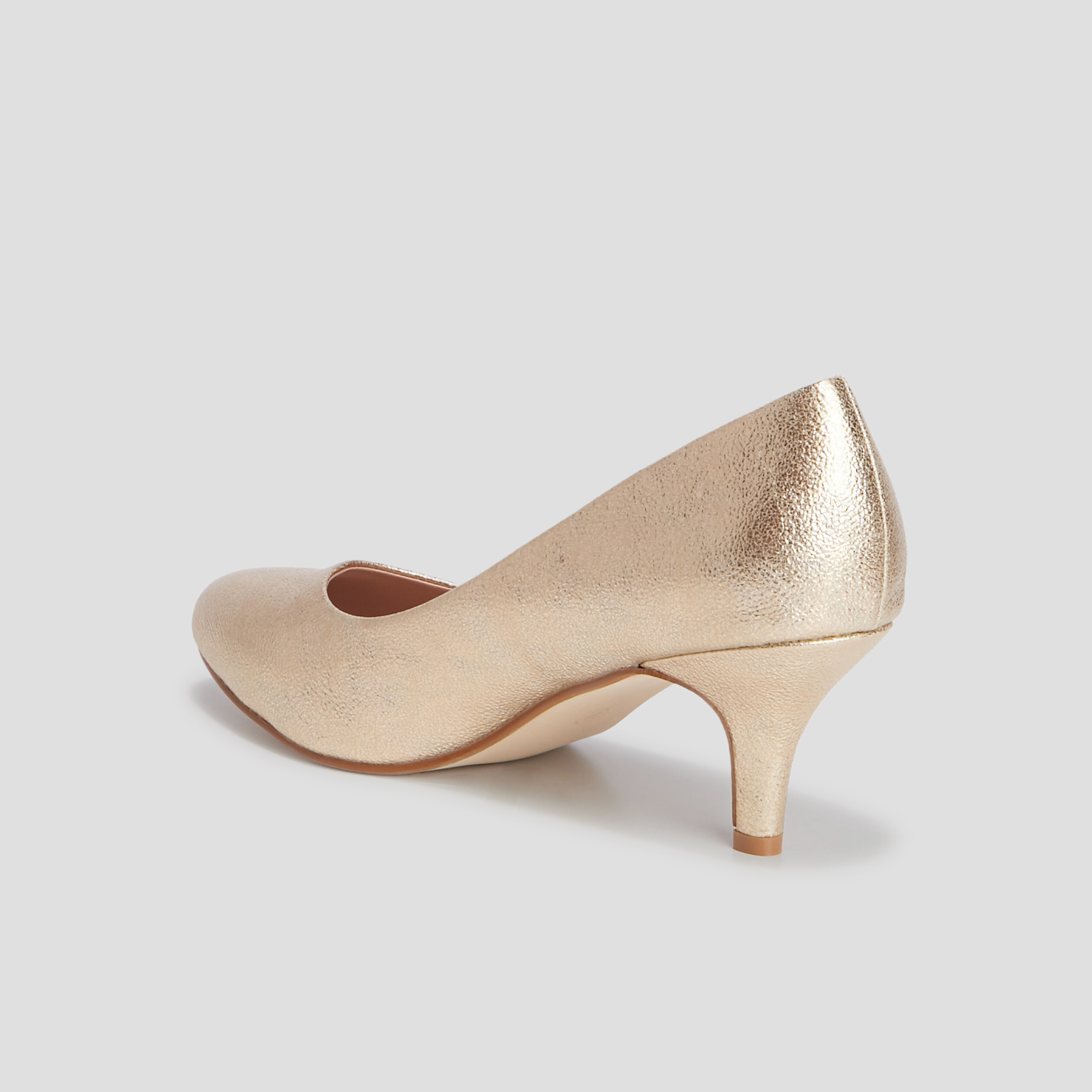 Escarpins irisés jaune or femme | La Halle