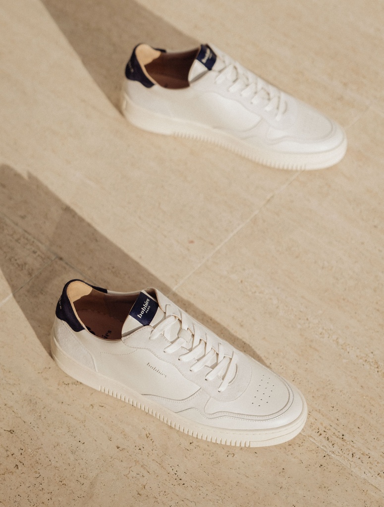 Travis - Blanc Cassé & Bleu Marine