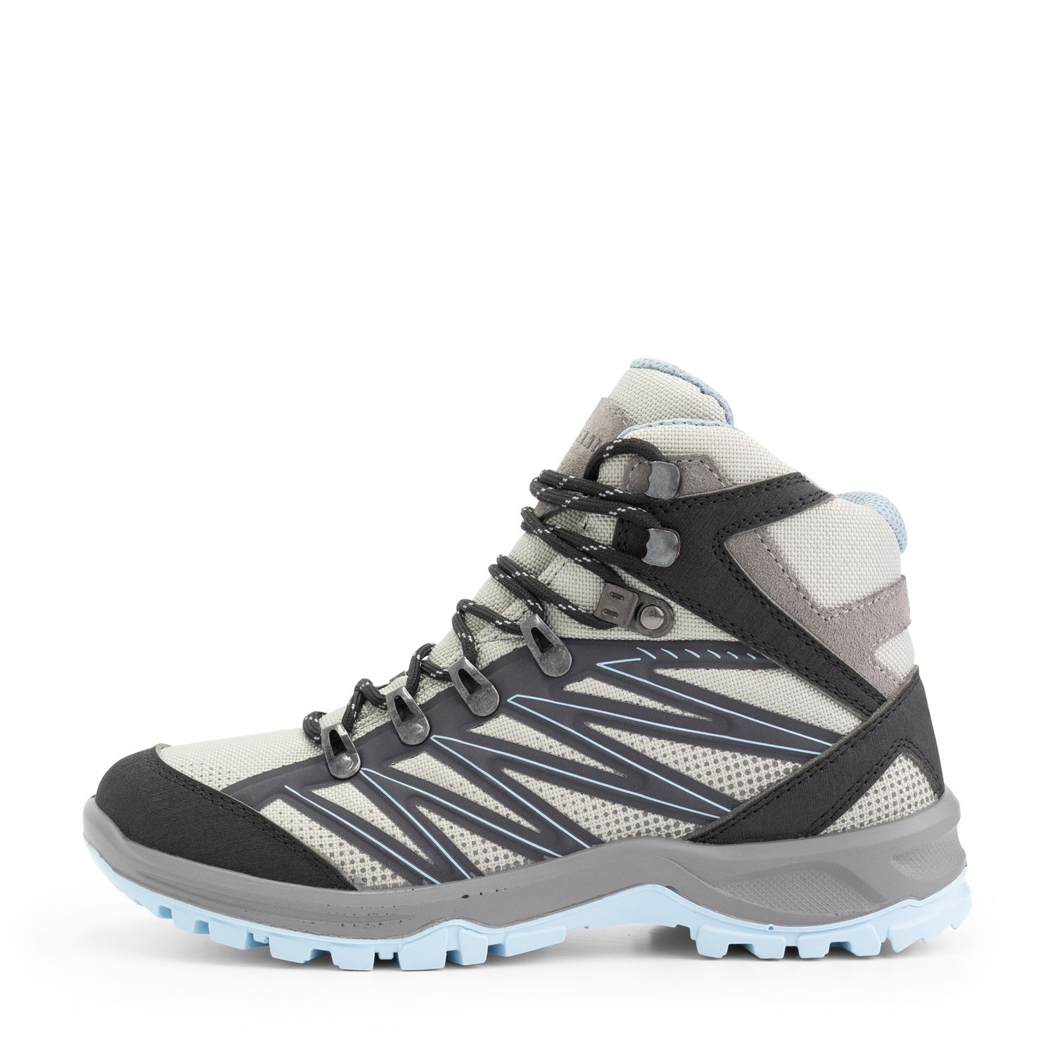 Travelin' Arosund hellgrau blaue Damen Wanderschuhe