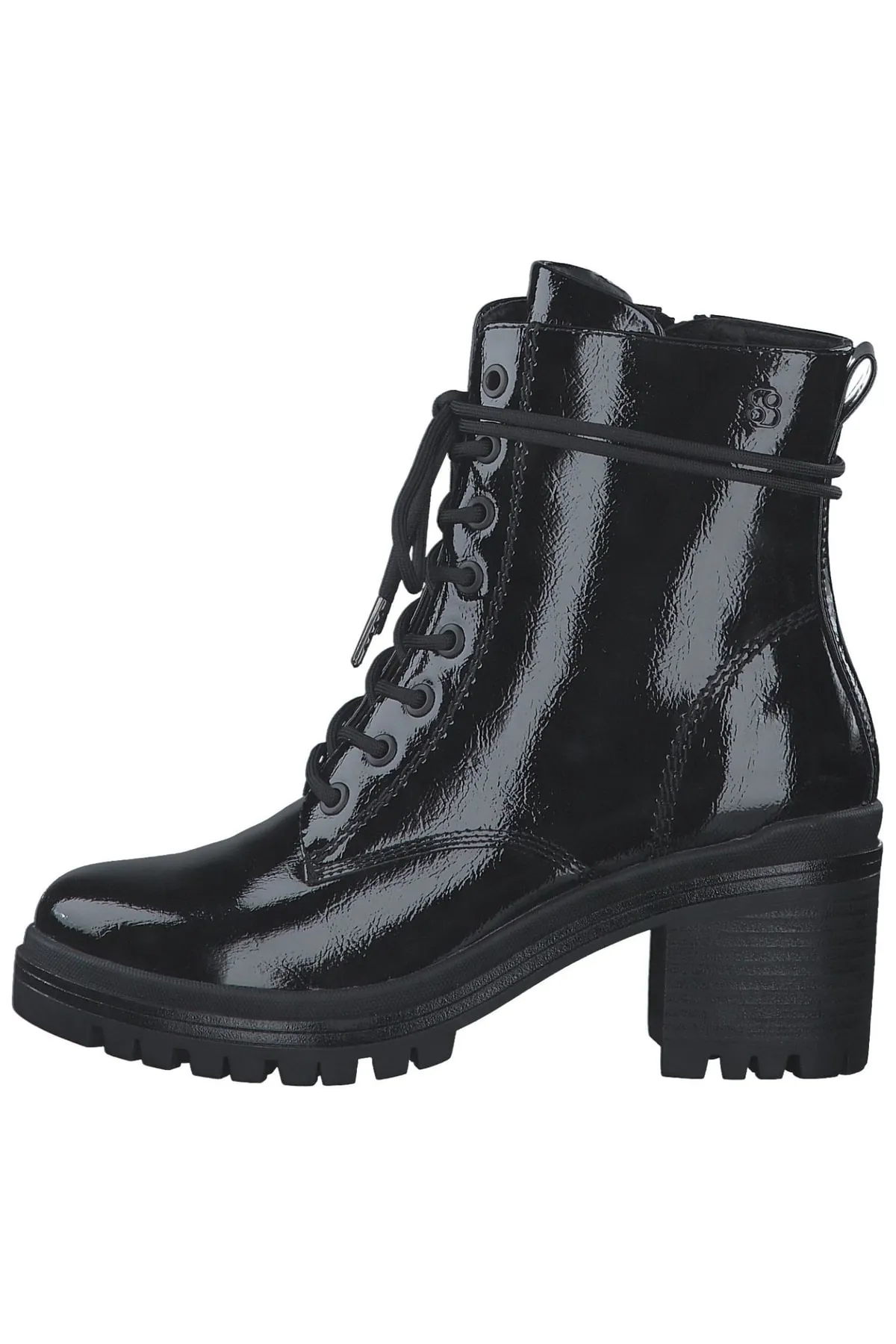 s.Oliver  Stiefelette - Schwarz - Blockabsatz