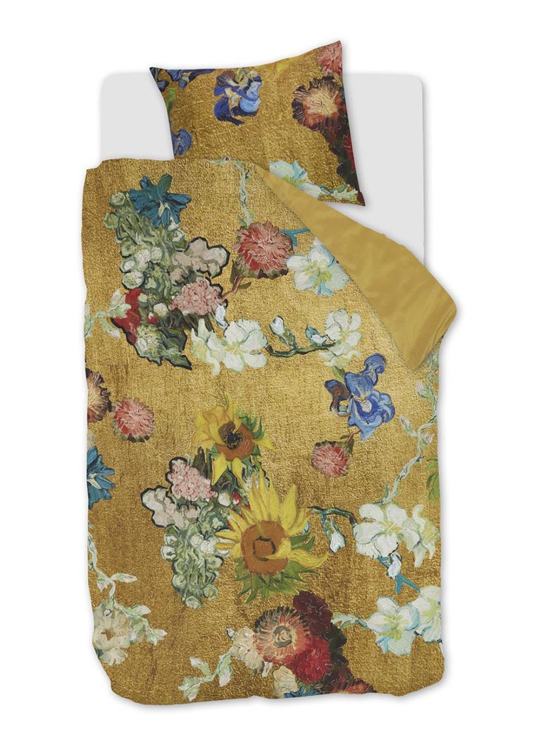 Van Gogh Museum Partout des Fleurs puuvillasatiinipussilakana - sisältää tyynyliinan
