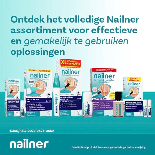 Nailner Multi-Action 2-v-1 štetec na plesne nechtov, zdravotnícka pomôcka - 10 ml