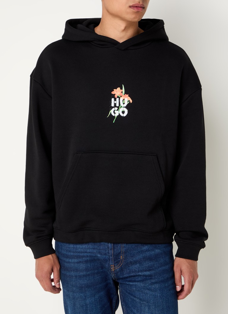 HUGO BOSS Diblossomy hoodie with logo and back print