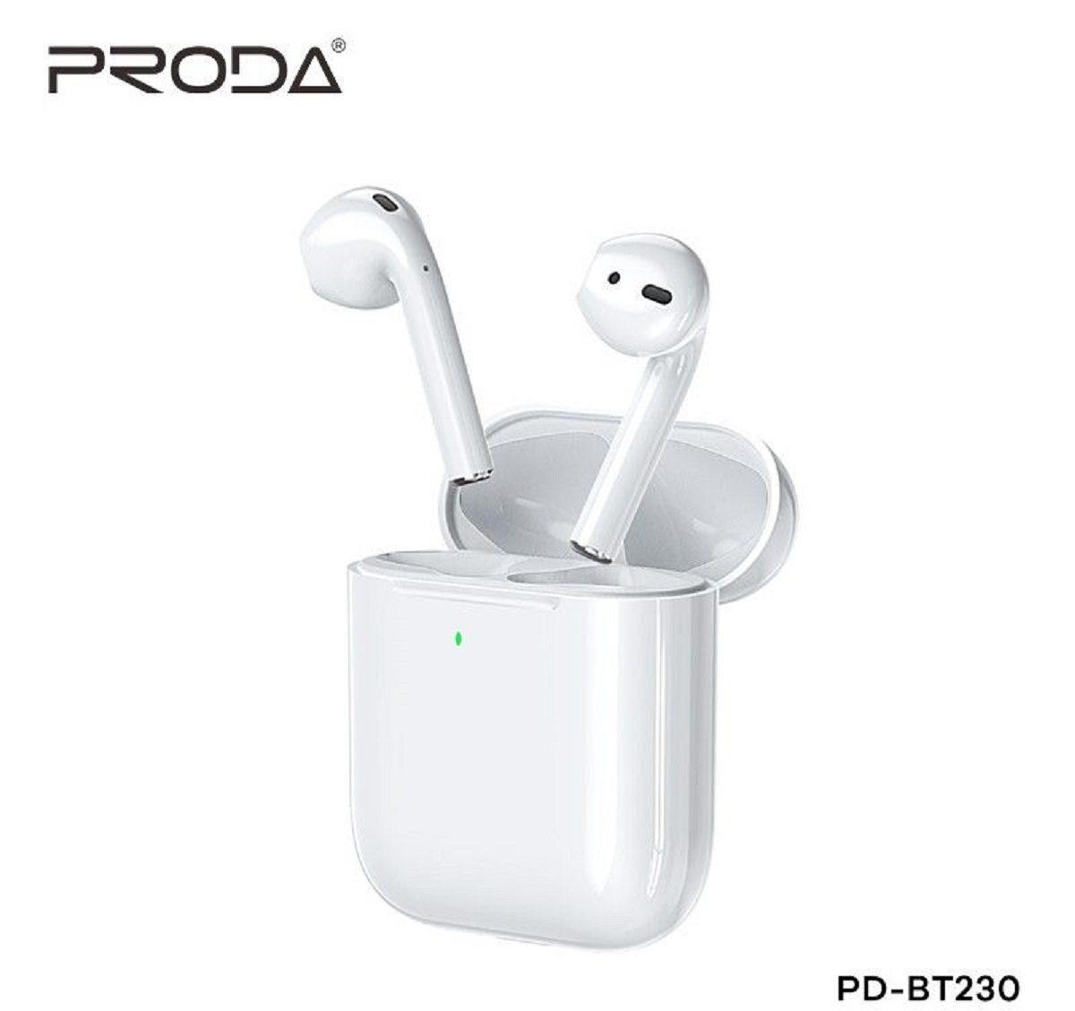 Remax Proda Kopfhörer Bluetooth 5.3 In-Ear Ohrhörer BT230 Bluetooth-Kopfhörer (Touch-Funktion, Touch-Funktion, Bluetooth, Batterieanzeige des Popup-Fensters, Ergonomisches Design)