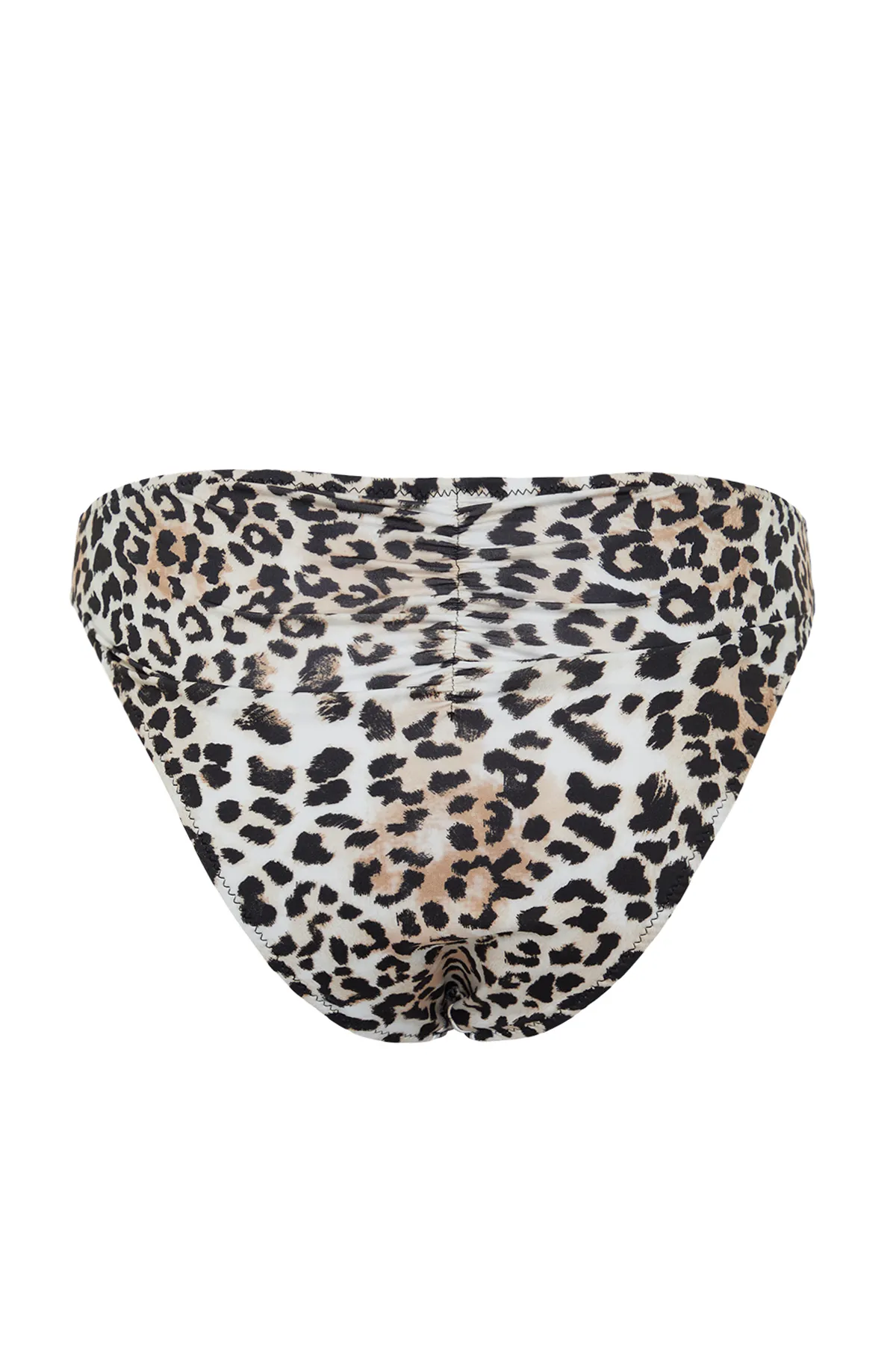Trendyol Collection  Bikinihose mit hohem Beinausschnitt und Tiermuster, V-Ausschnitt und normalem Schnitt TBESS23BA00116