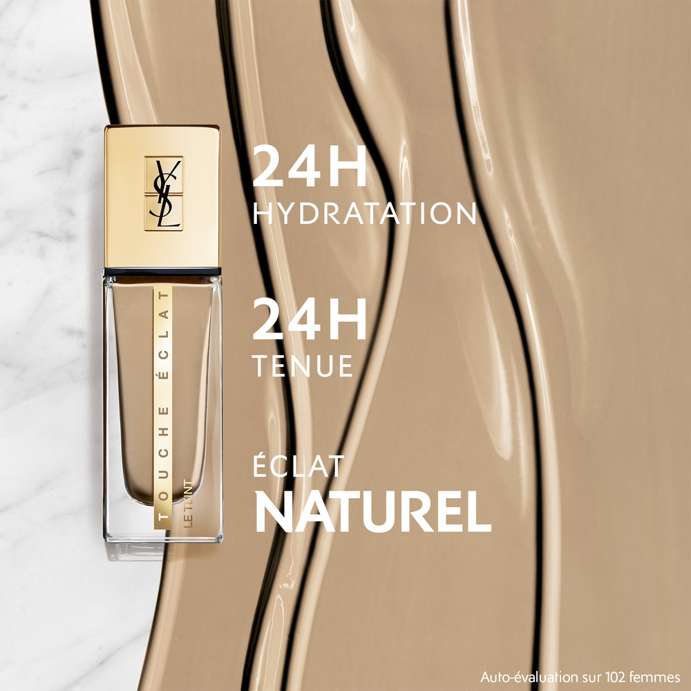 Yves Saint Laurent Touche Éclat Le Teint Fond de Teint Fluide Naturel et Lumineux