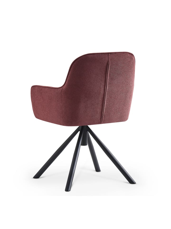 B&D Home Drehstuhl LATONA in Merlot - (B)58 x (H)85 x (T)60 cm günstig kaufen onesize