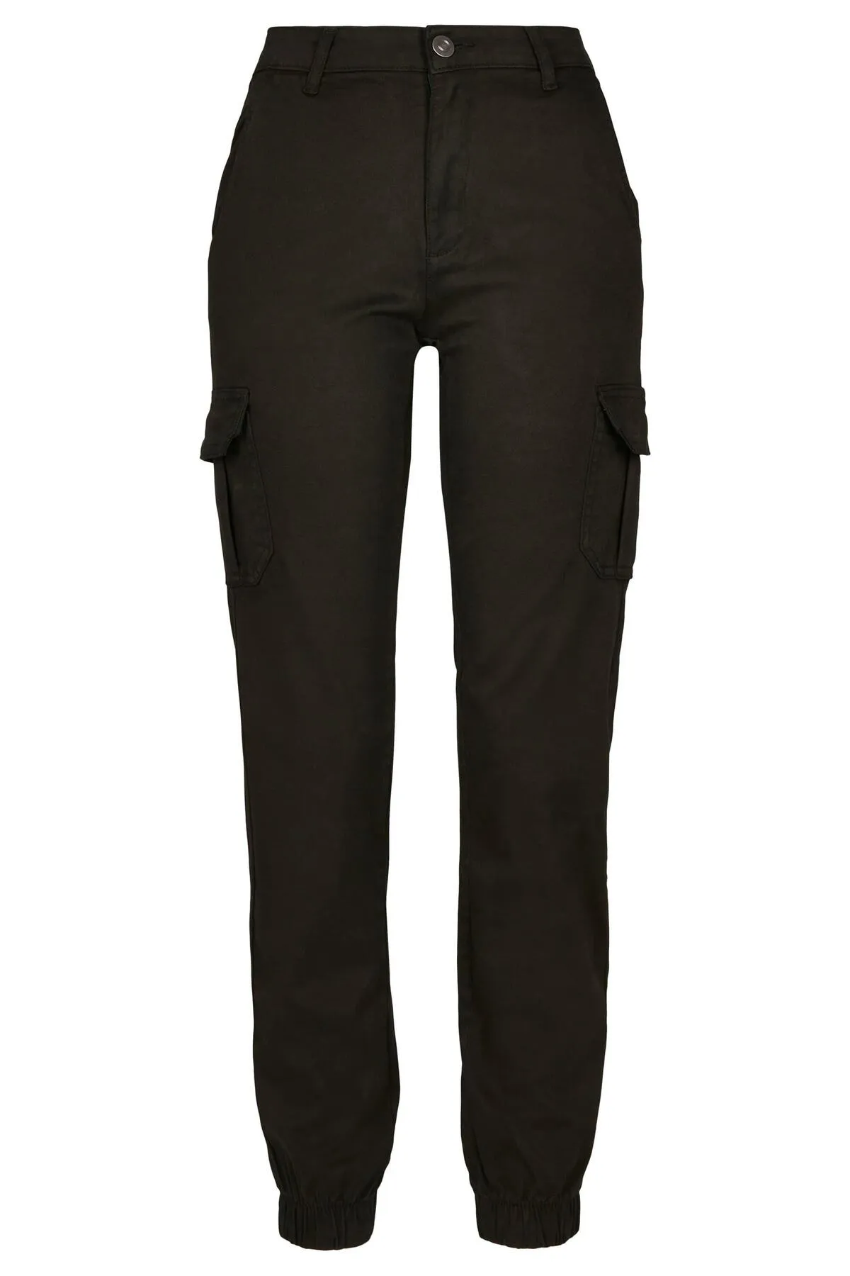 Urban Classics  Damen Cargohose mit hoher Taille für Damen