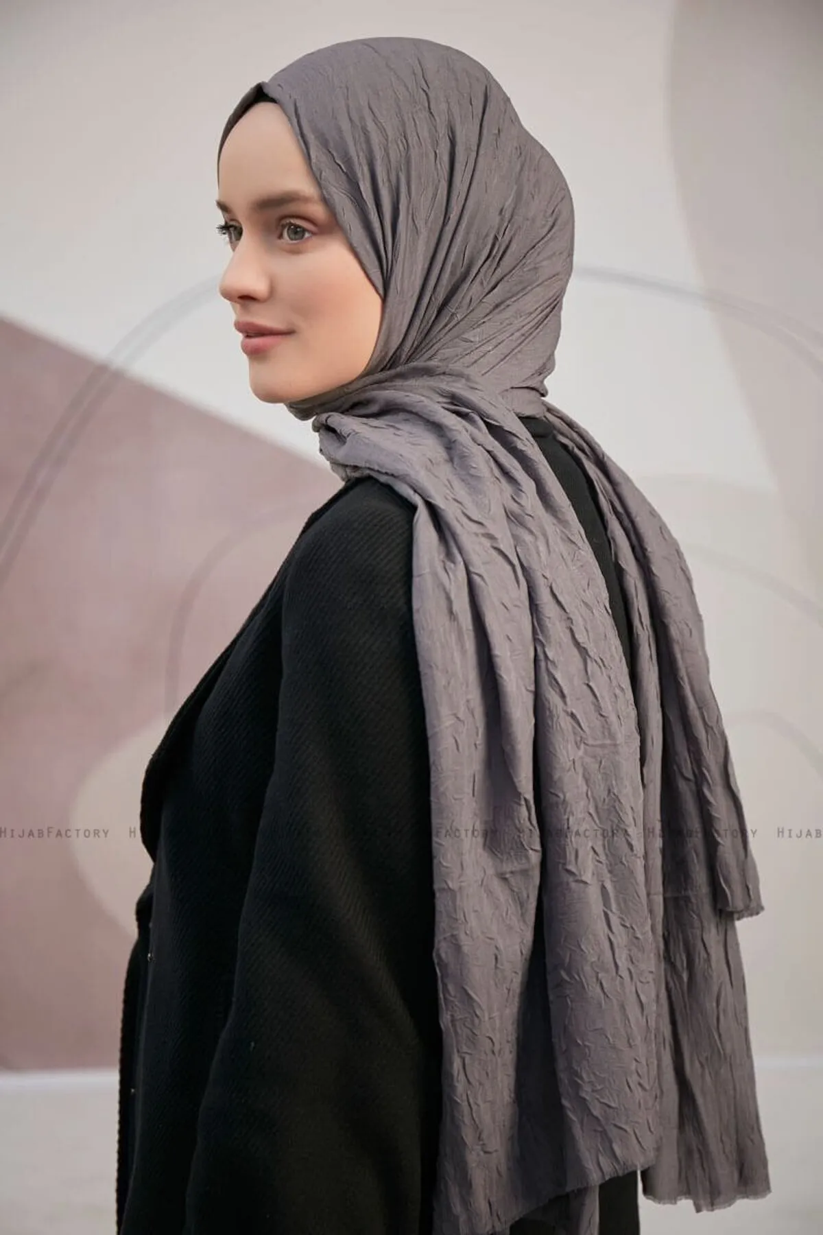 SOYTEMİZ  Hijab-Damenschal aus Bio-Bambus, geräuchert