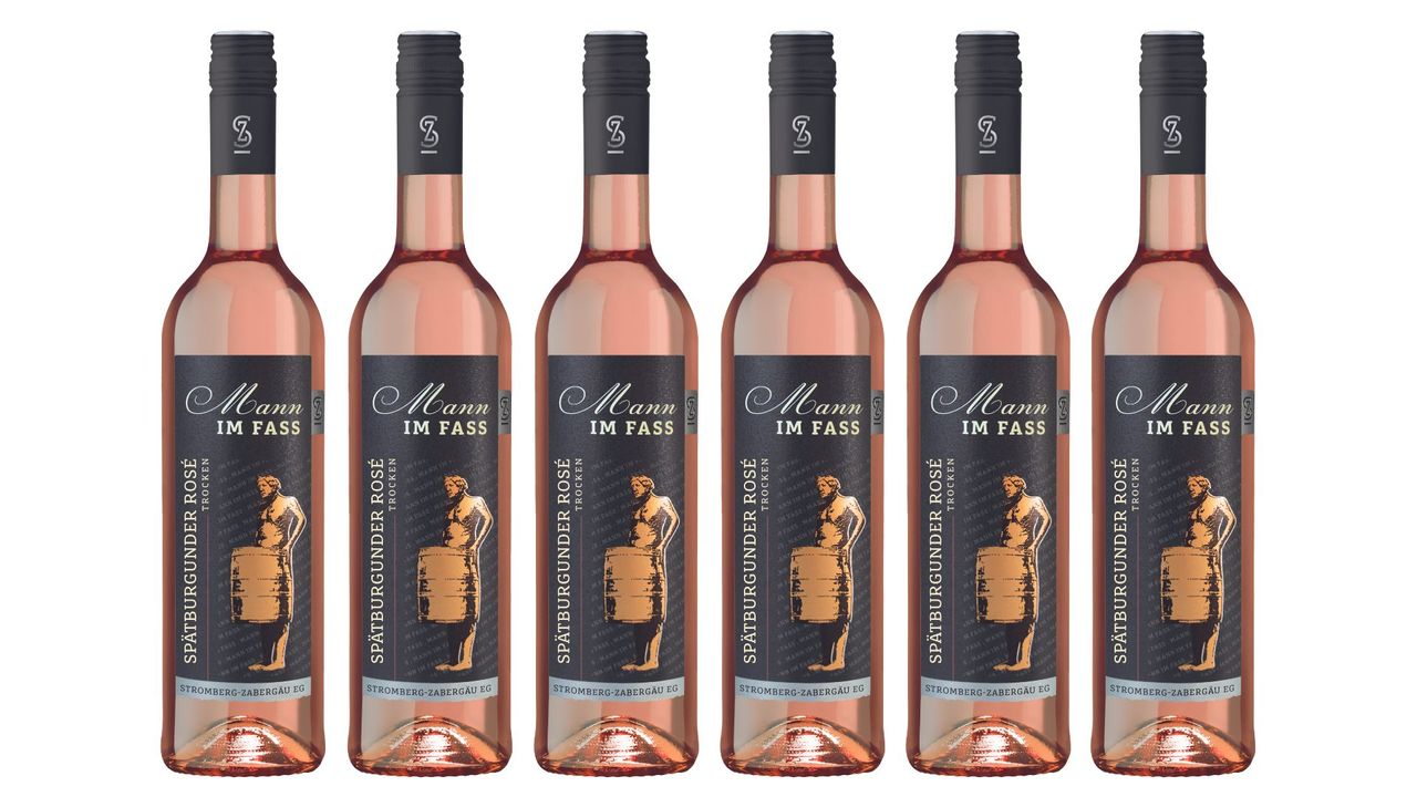 Württembergische WZG Spätburgunder Rosé Qualtätswein Trocken 0,75L 'Mann I.Fass' 6er Karton
