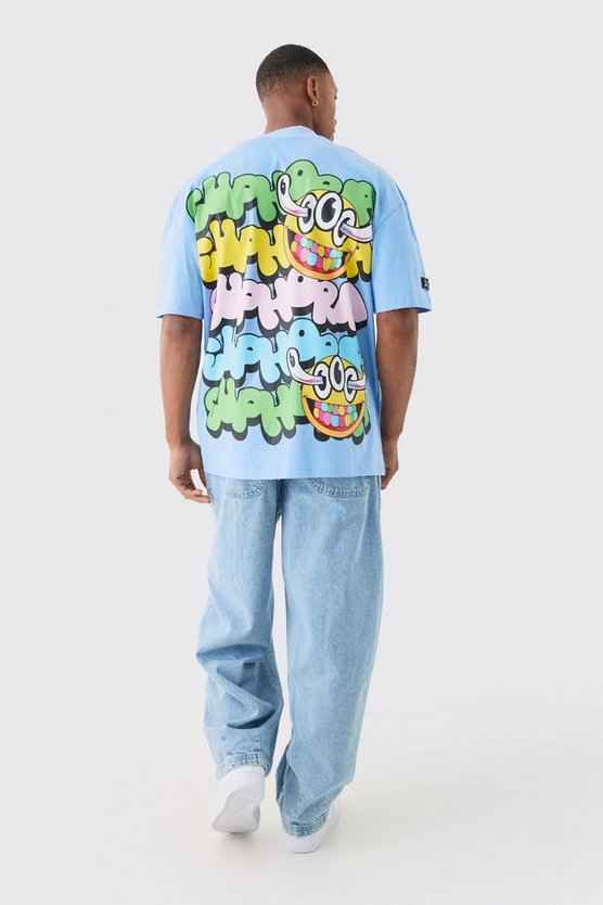 Oversize T-Shirt mit Print