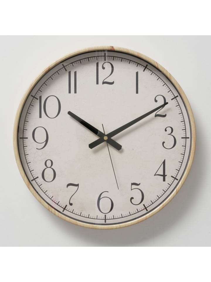 Boltze Wanduhr in beige günstig kaufen onesize