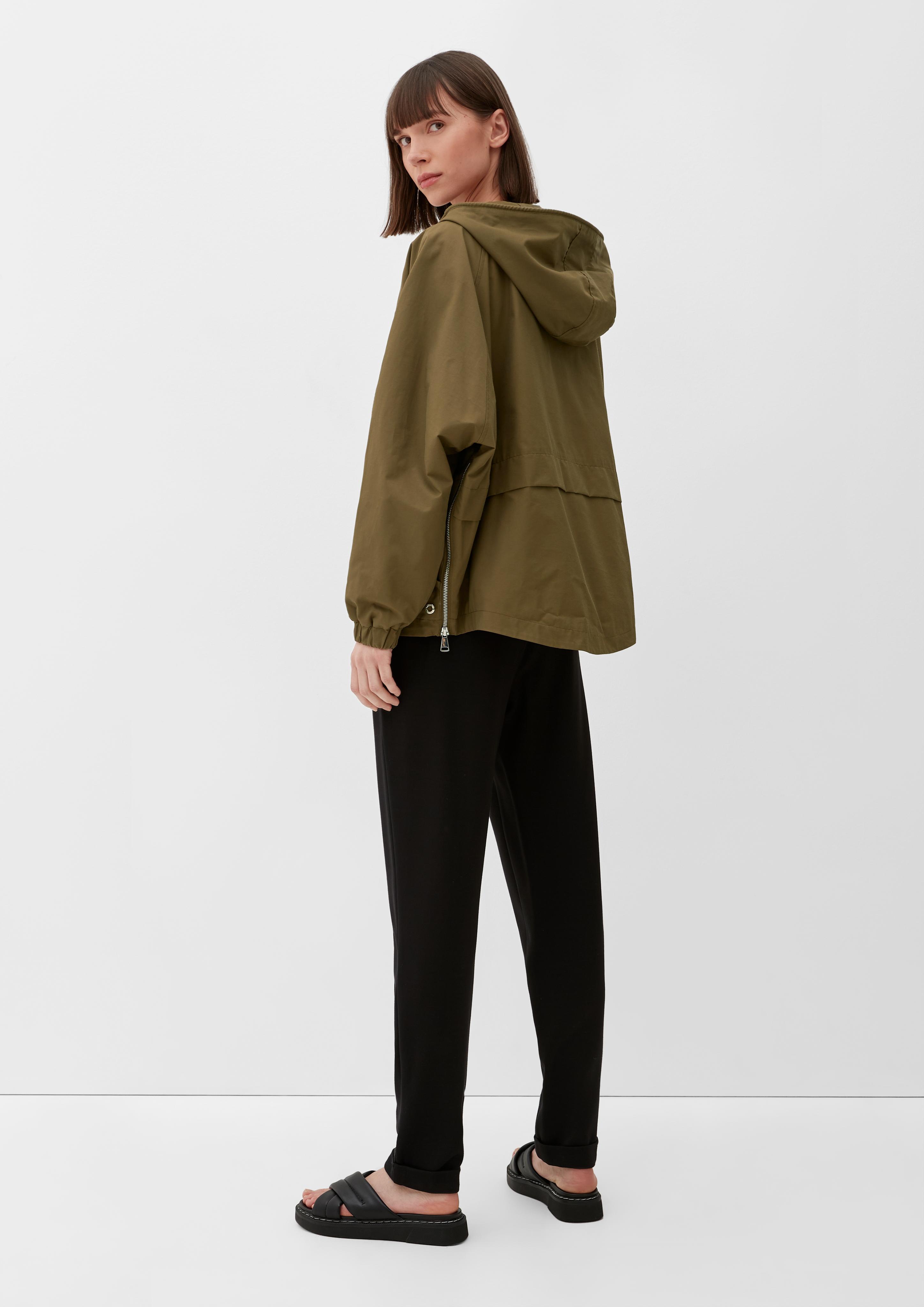 Kapuzenjacke aus Baumwollmix  2129005-7723