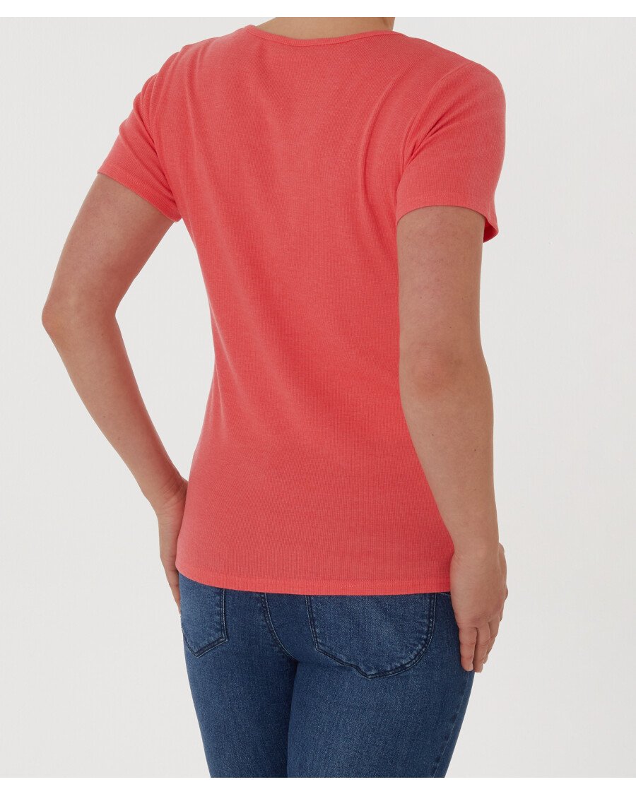 Geripptes T-Shirt