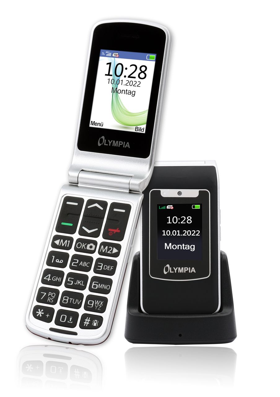 Olympia Mobiltelefon Olympia Style Duo 4G, schwarz*
