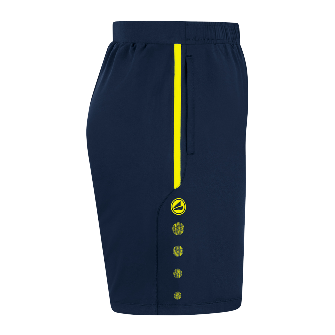 JAKO Allround Trainingsshort Blau Gelb F904
