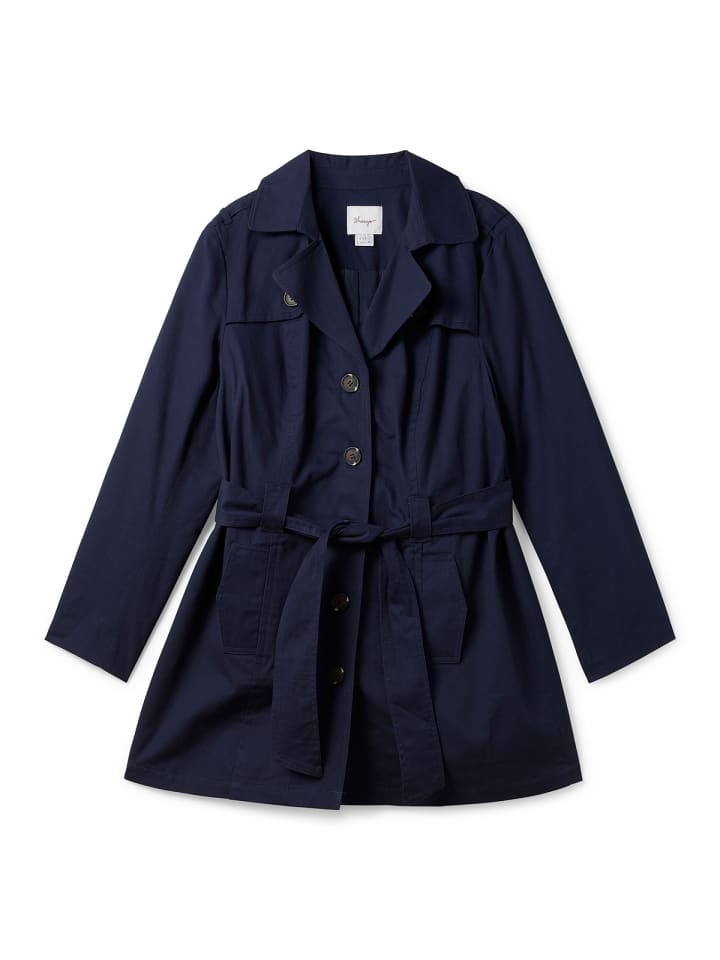 sheego Trenchcoat in marine günstig kaufen