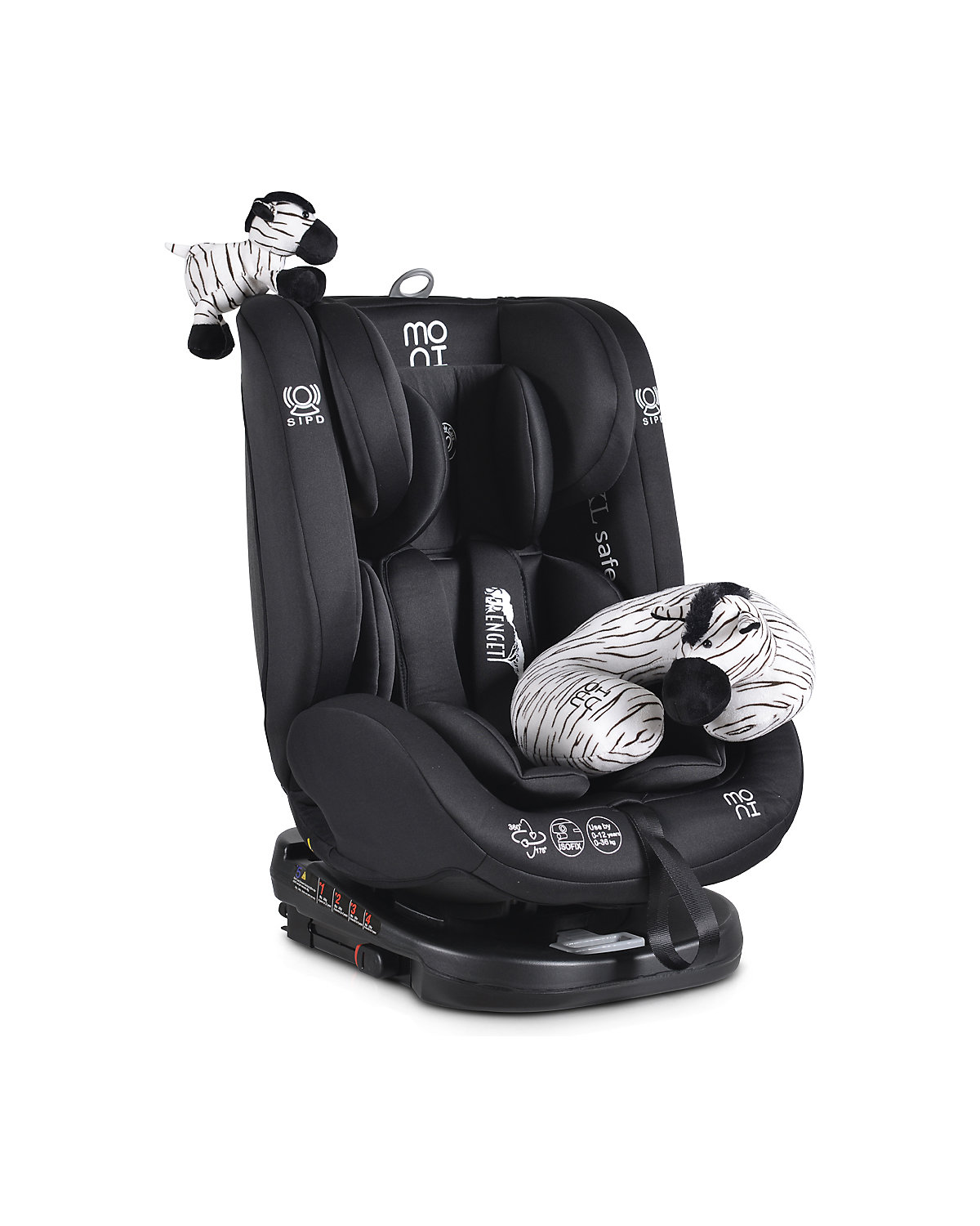 Kindersitz Serengeti Gruppe 0/1/2/3 (0-36 kg) Isofix Kindersitze