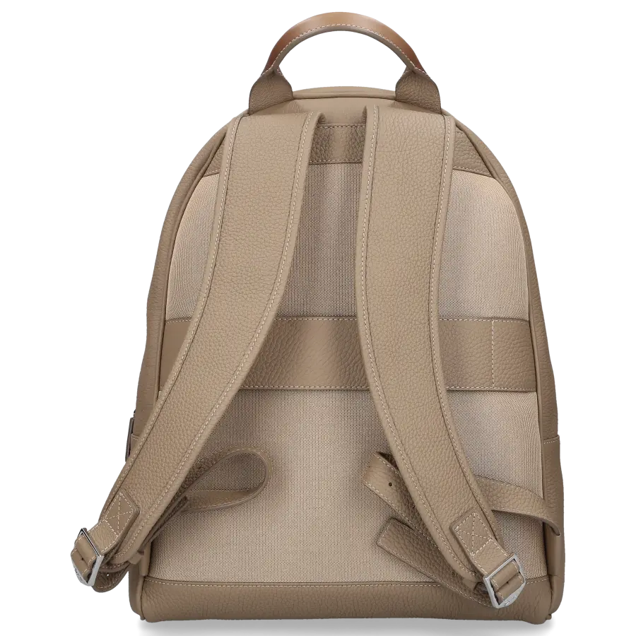 Santoni - Rucksack 2IBM40 Kalbsleder - beige