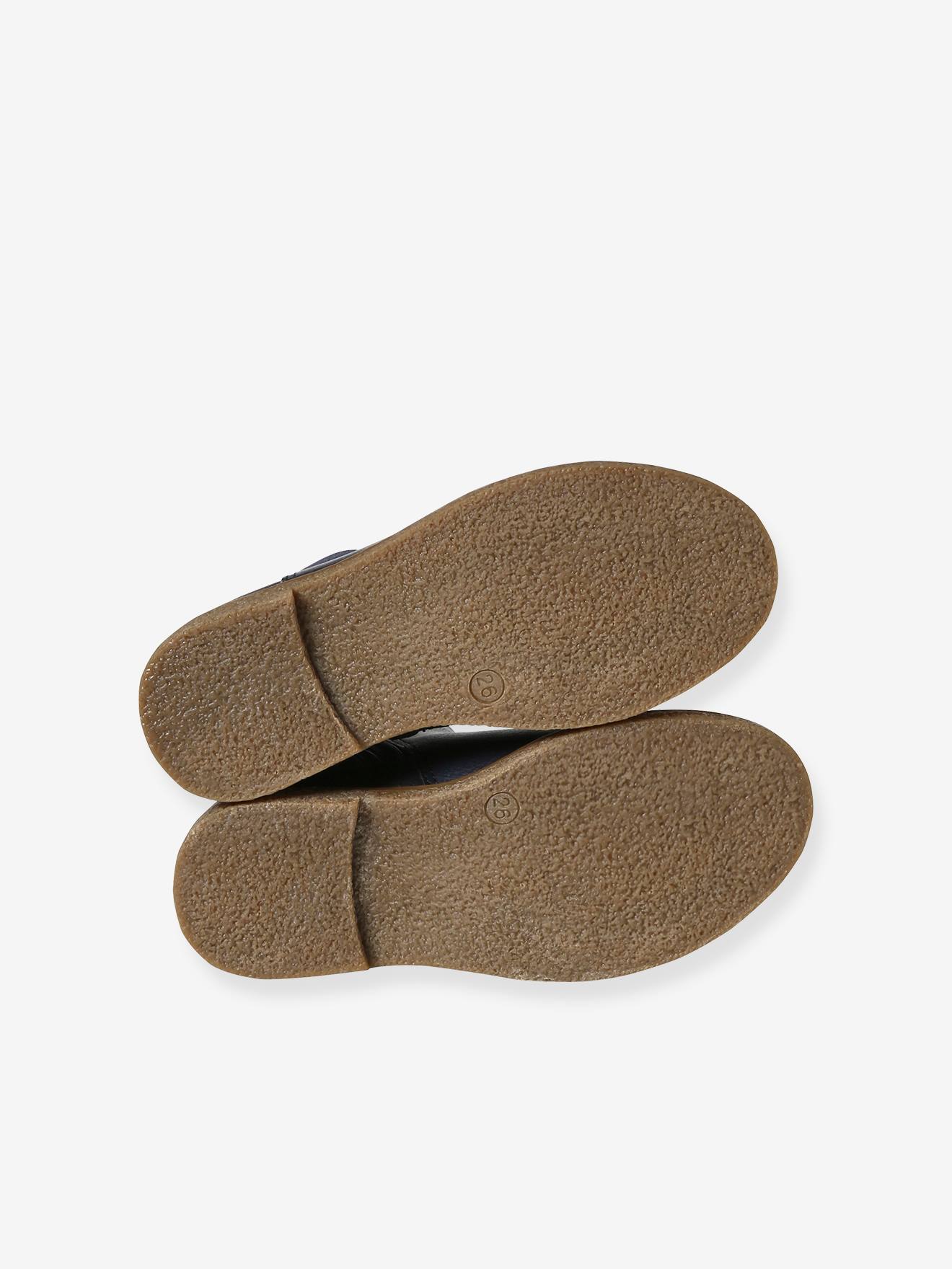 Vertbaudet Mädchen-Boots mit Anziehtrick - blau