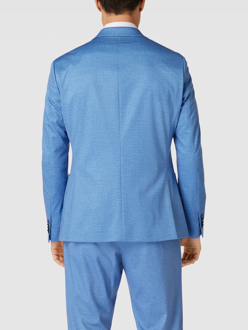 Sakko mit Strukturmuster in blau