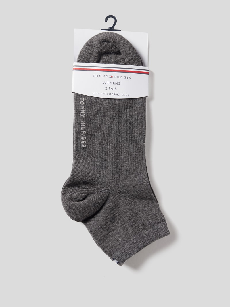 Kurzsocken im 2er-Pack in mittelgrau