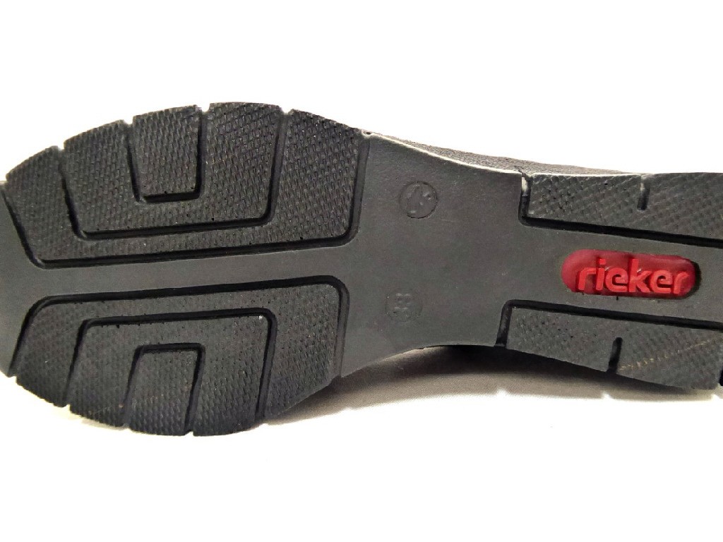 RIEKER Sportliche Slipper schwarz
