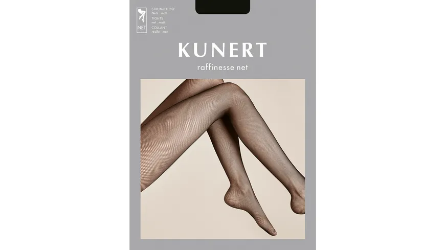KUNERT Damen Netzstrumpfhose Raffinesse Net black
