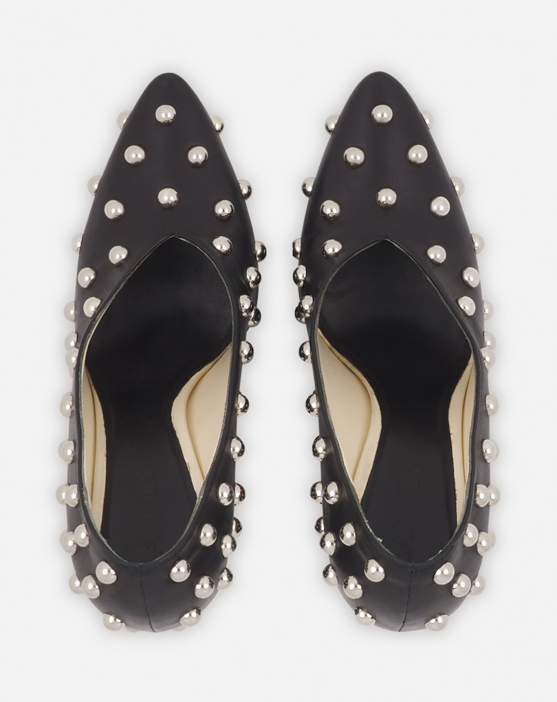 ESCARPINS MUSE EN CUIR AVEC STUDS
