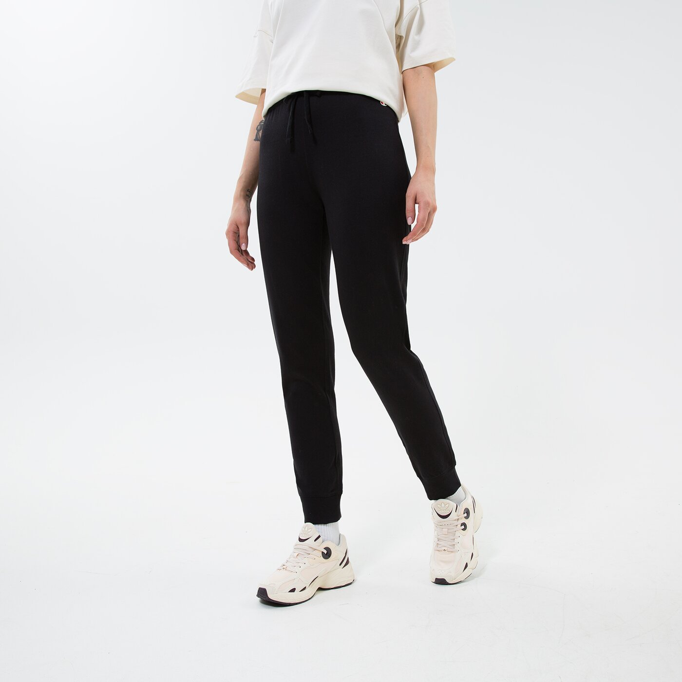 CHAMPION HOSE RIB CUFF PANTS Schwarz