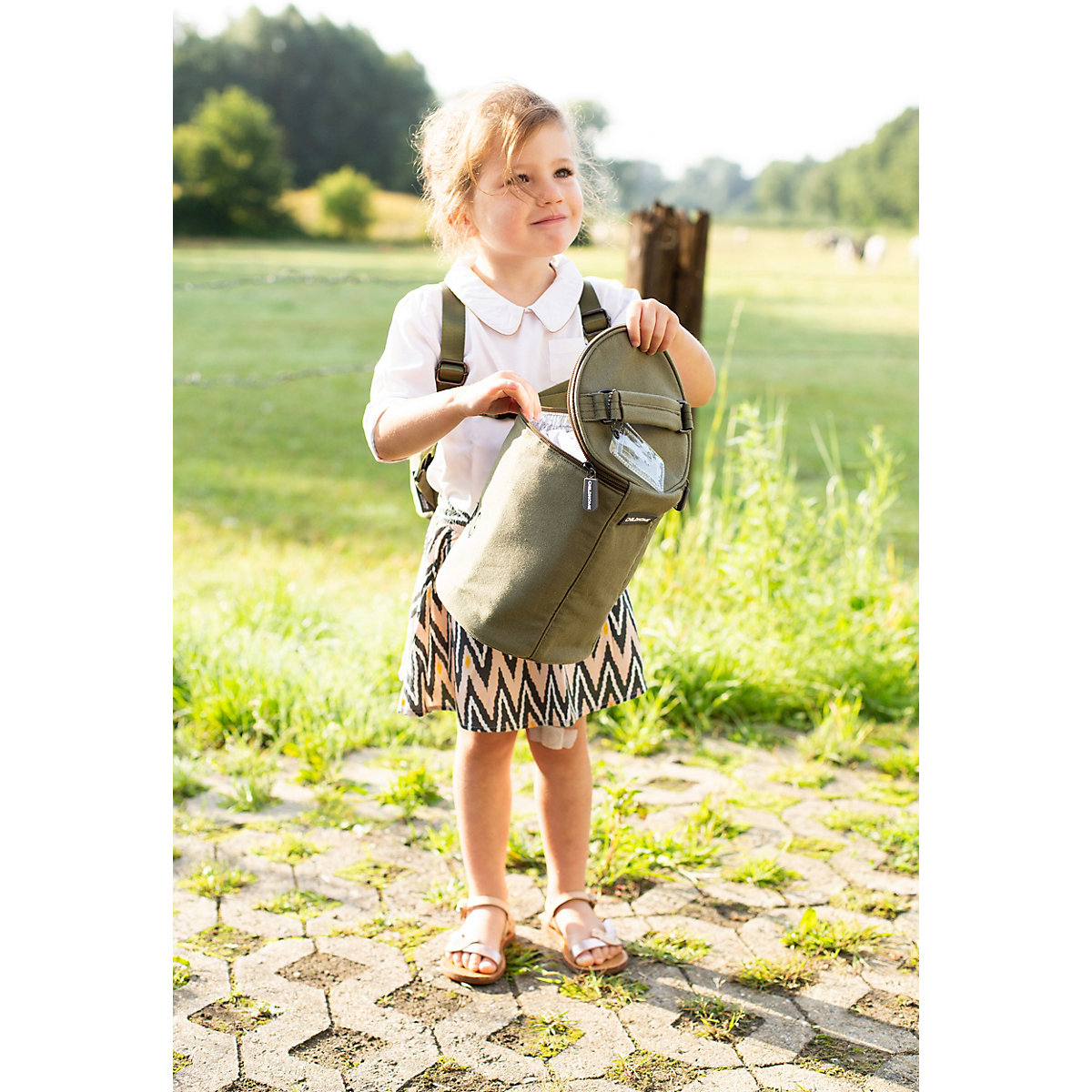 Thermotasche KIDS MY LUNCHBAG, isothermisch, canvas, khaki