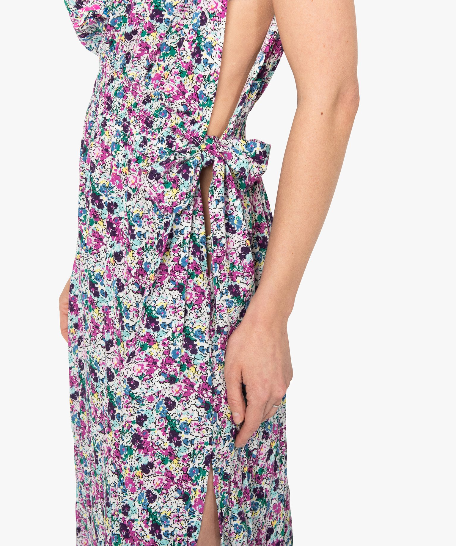 Robe de plage femme imprimée longue et échancrée imprime | GEMO