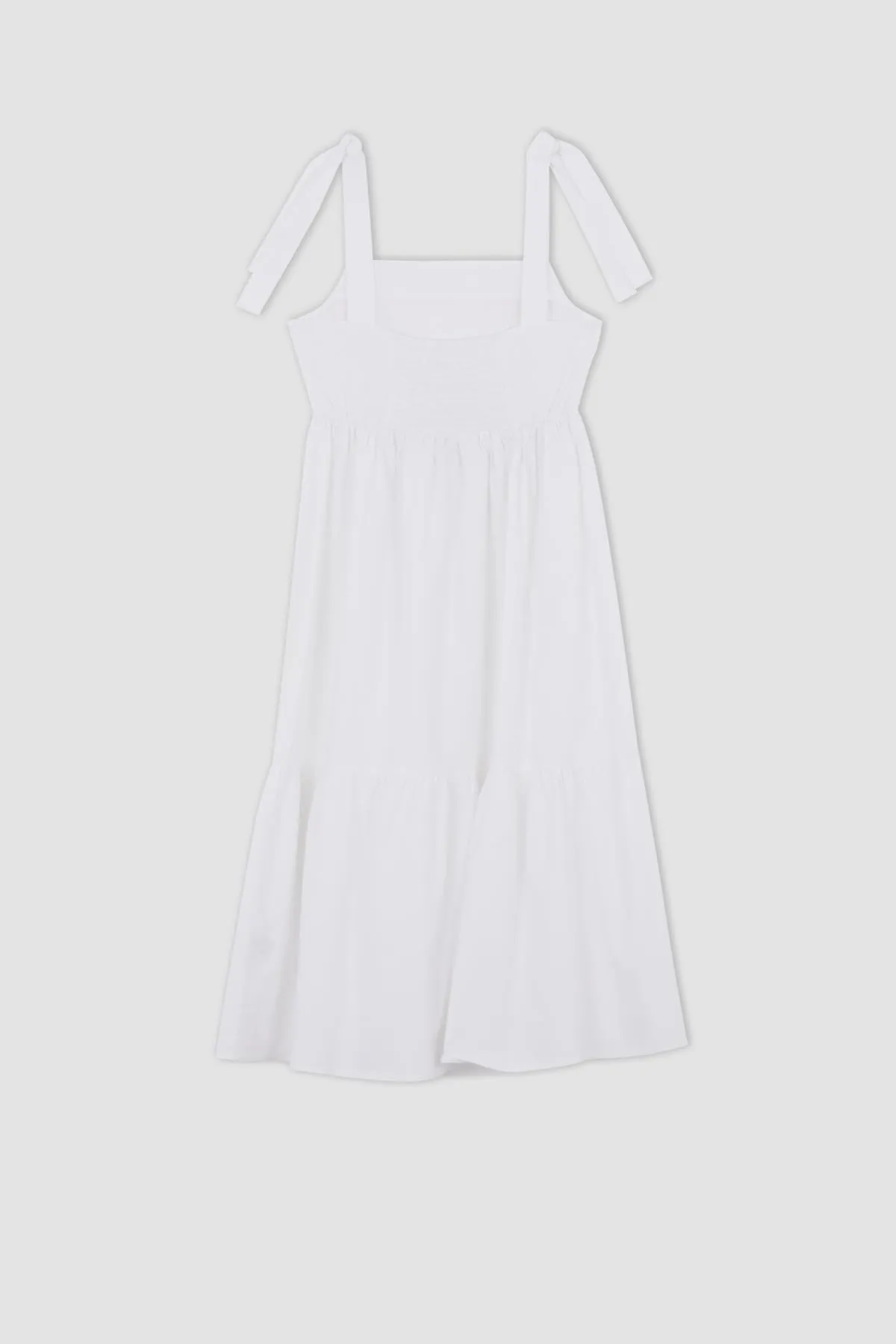 DeFacto  Popeline-Midikleid aus 100 % Baumwolle mit Trägern