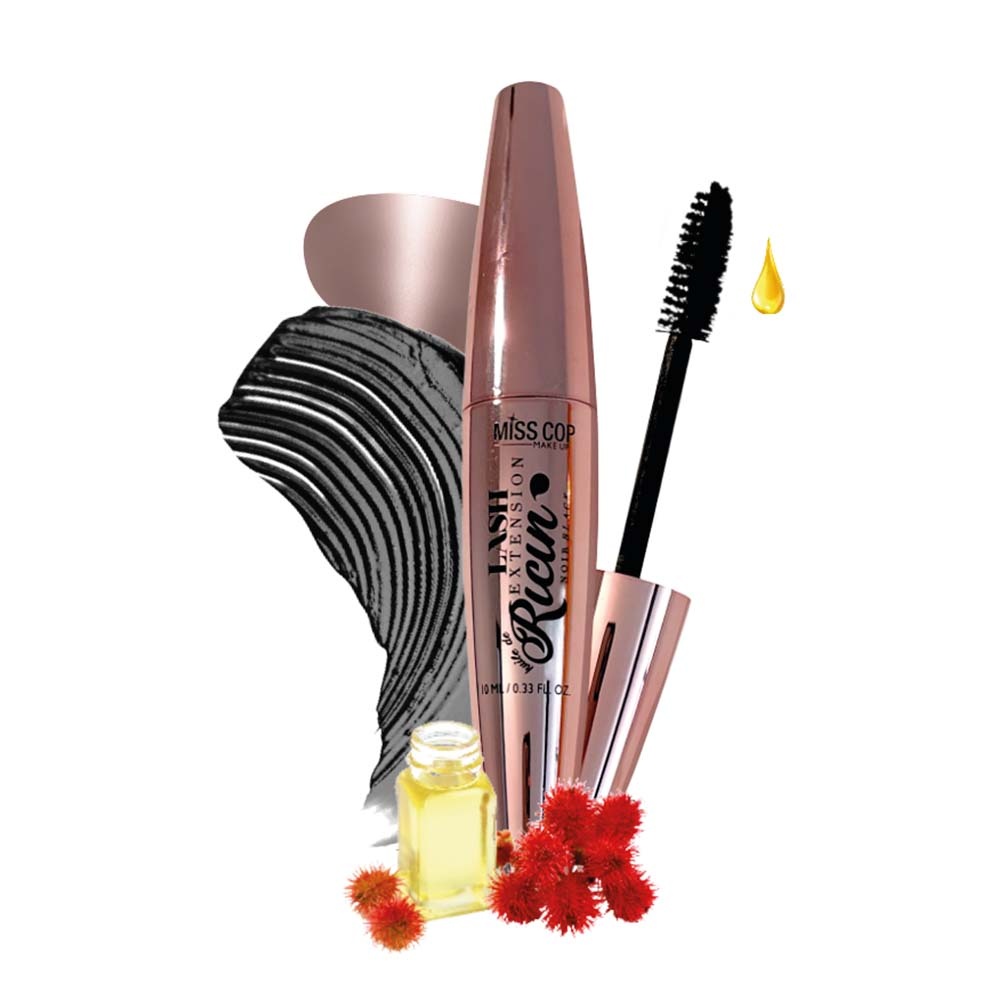 miss cop Lash Extension  à l'Huile de Ricin mascara