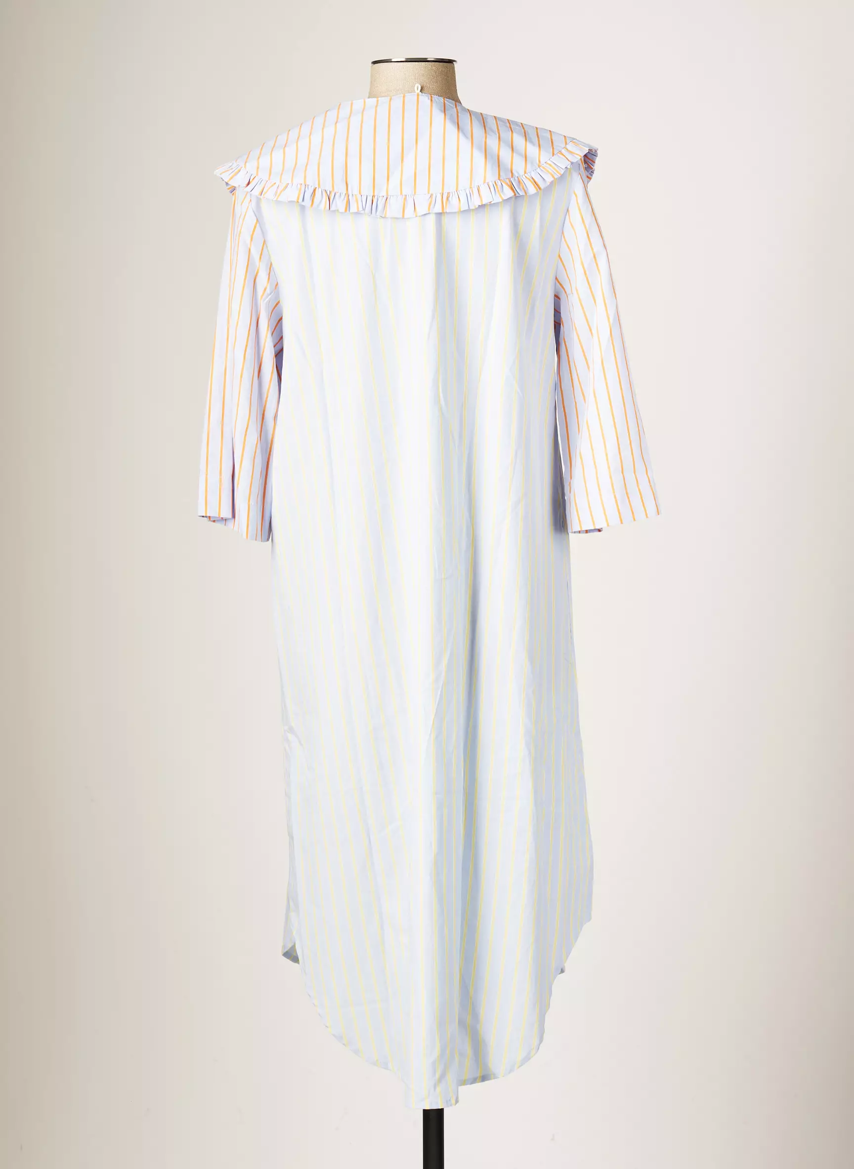 Numph Robes Mi Longues Femme couleur bleu