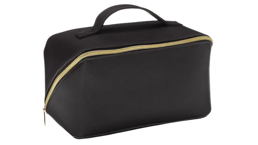 TRENDSHOP Kosmetiktasche schwarz