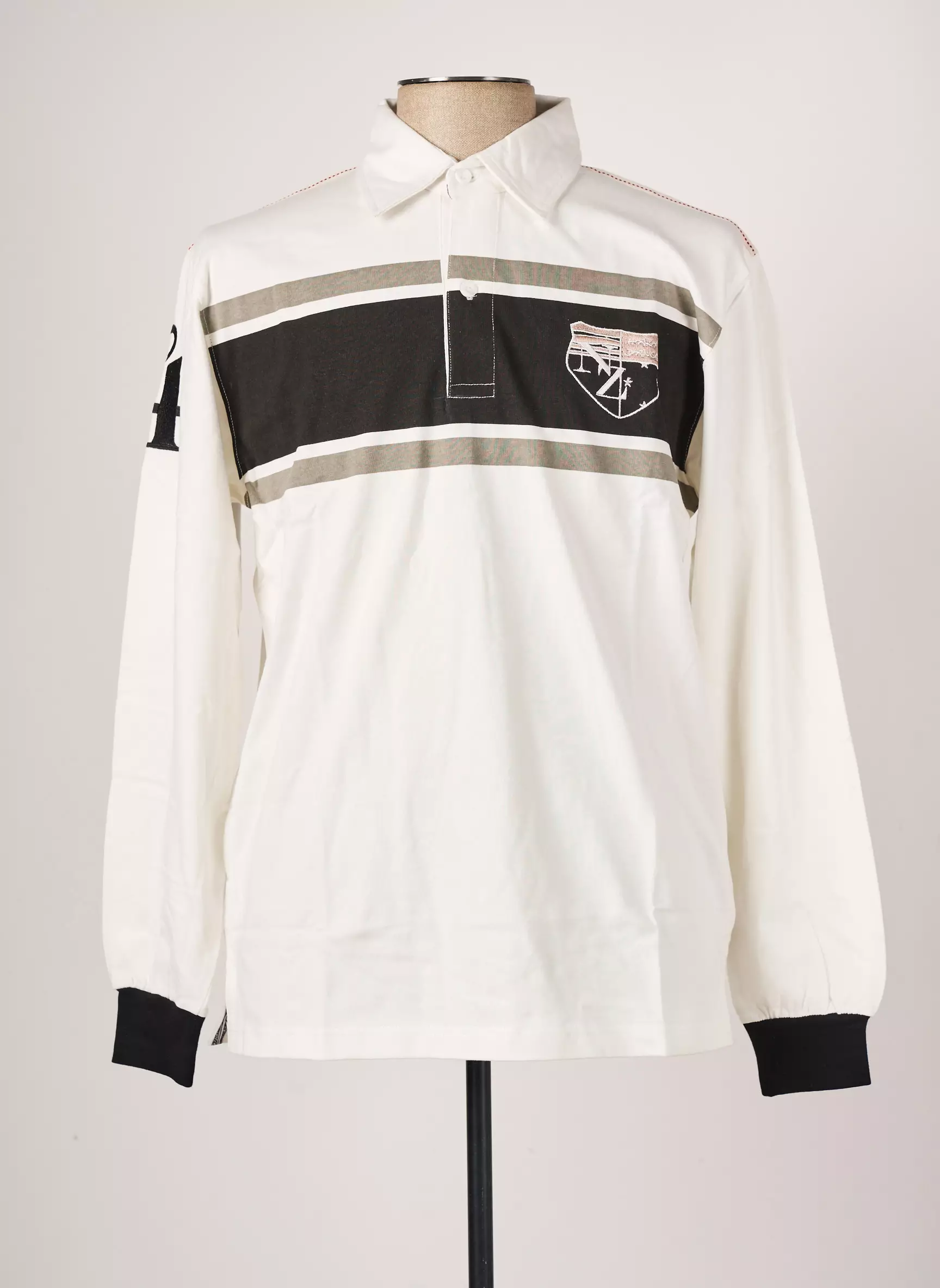 Haka Dance Polos Homme couleur blanc