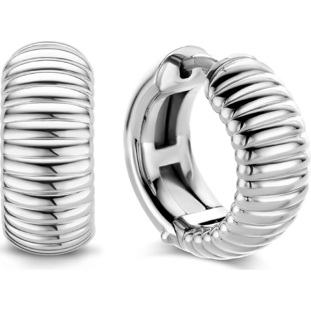 TI SENTO - Milano Créoles 925 Argent Boucles d'oreilles