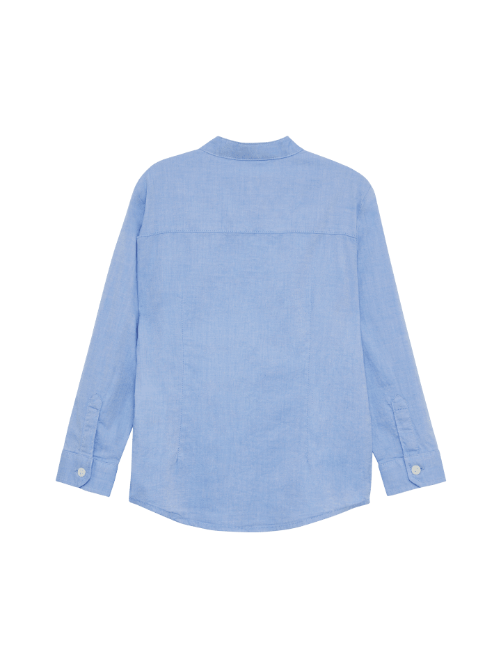 s.Oliver Hemd langarm in Blau günstig kaufen