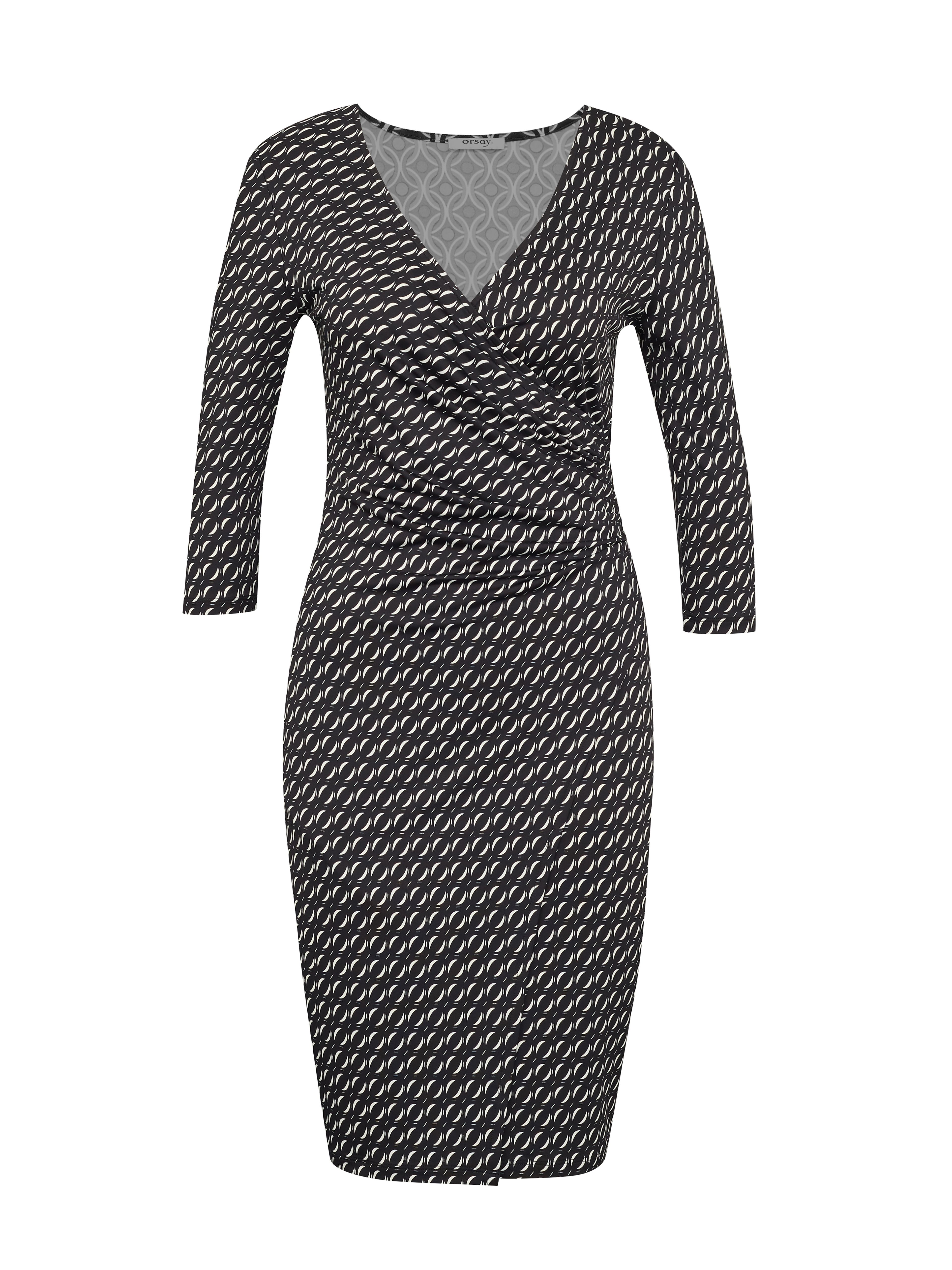 Schwarzes knielanges Damenkleid ORSAY