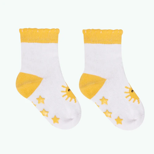 Let The Sunshine In Socks - Yellow Baby Sock Pack
