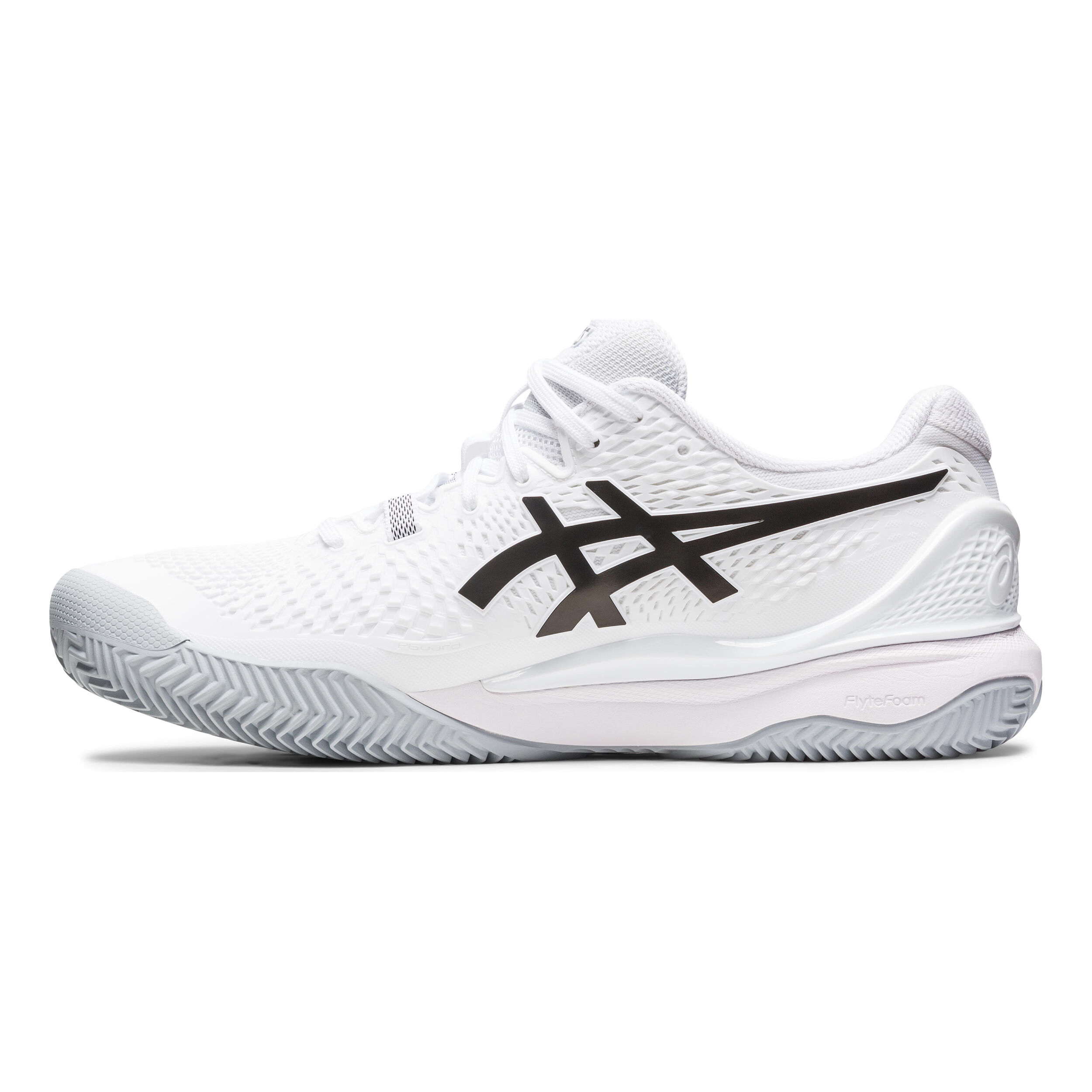 Gel-Resolution 9 Sandplatzschuh Herren - Weiß, Schwarz