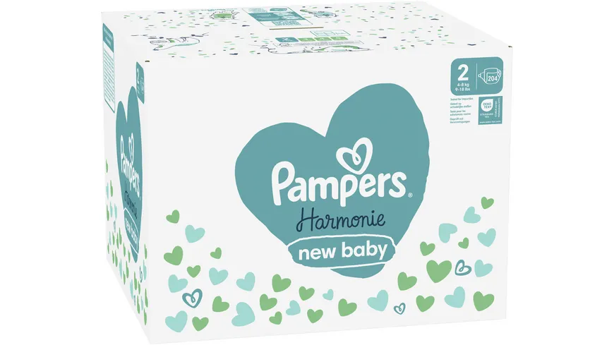 Pampers Harmonie Windeln Gr.2 4-8kg Monatsbox