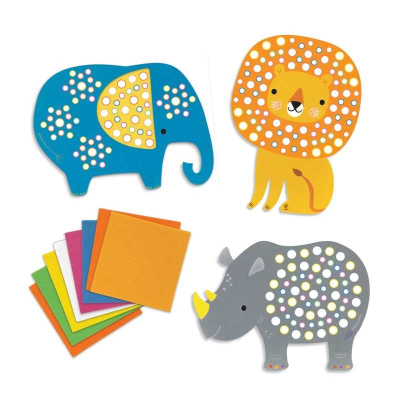 Coffret Mosaïques Jungle douce Djeco