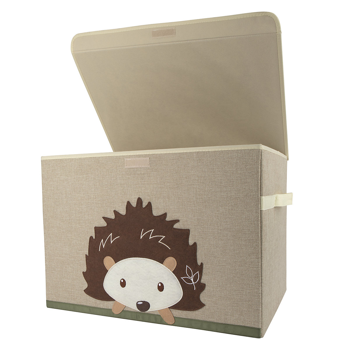 Aufbewahrungsbox mit Deckel Kinder Spielzeugkiste 65 L faltbar Staubox Stoffbox Aufbewahrungsboxen