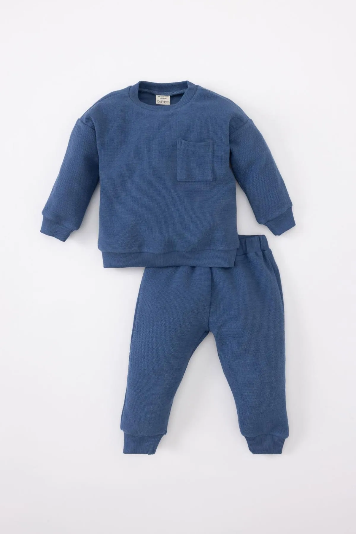 DeFacto  Sweatshirt und Leggings mit Waffelmuster für Baby Jungen - 2er-Set B9497a524sp