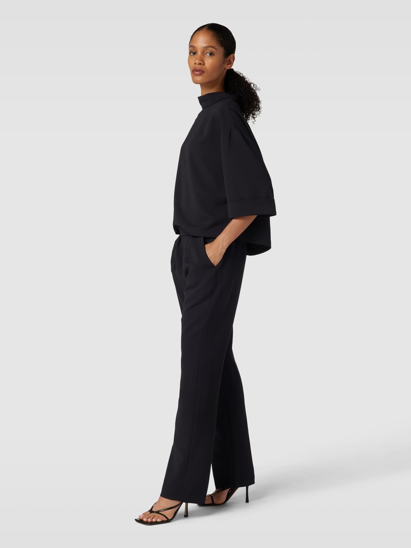 Jumpsuit mit Stehkragen Modell 'Arlo' in schwarz