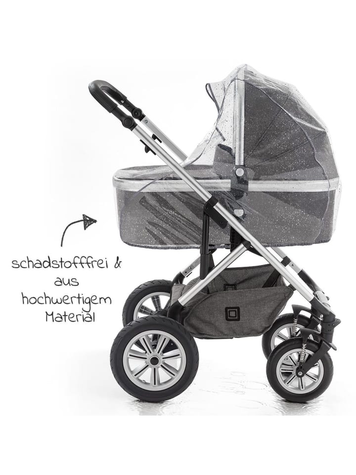 Zamboo Erstlings- & Schutzset für Kinderwagen mit Sonnensegel in grau günstig kaufen onesize