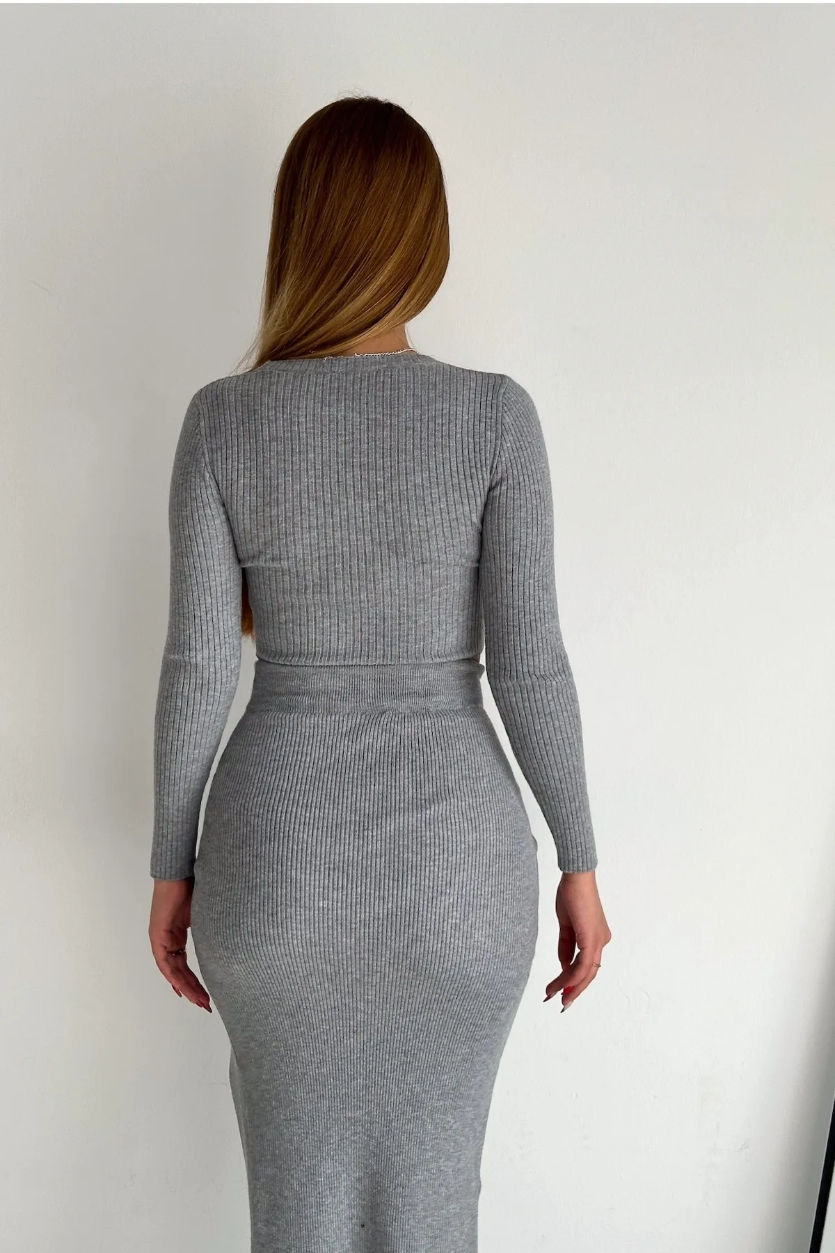 FEMELLE  Zweiteiler - Grau - Regular Fit