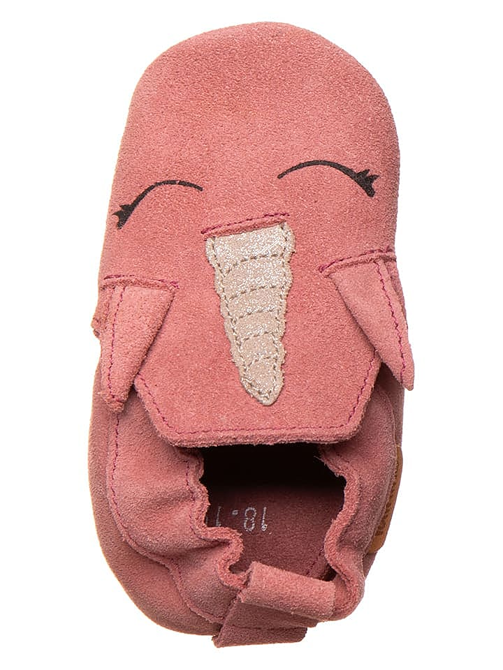 lamino Leder-Krabbelschuhe in Rot günstig kaufen 22/23